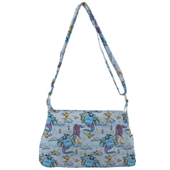 Shoulder Pocket Bag - Whimsical Genie and Magic Carpet
