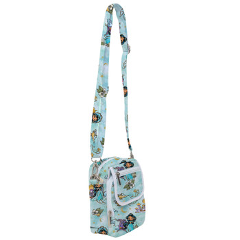 Belt Bag with Shoulder Strap - Whimsical Princess Jasmine