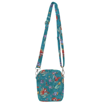 Belt Bag with Shoulder Strap - Whimsical Ariel