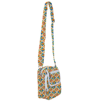 Belt Bag with Shoulder Strap - Orange Bird Delight