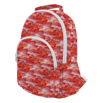 Pocket Backpack - Animal Print - Flamingo