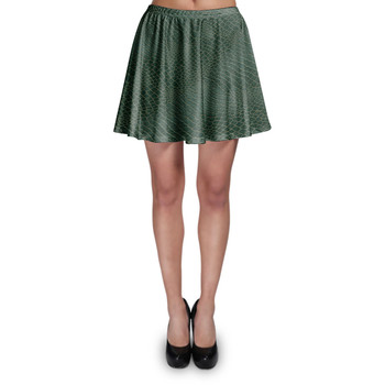 Skater Skirt - Animal Print - Alligator