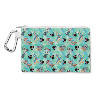 Canvas Zip Pouch - Mickey Donald Goofy Pirate Crew