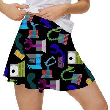 Women's Skort - Monsters in Closets