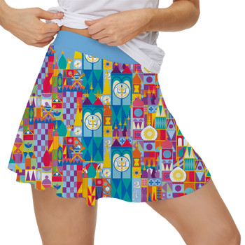 Women's Skort - Its A Small World Disney Parks Inspired