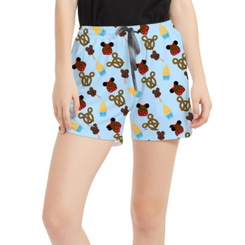 Women's Run Shorts with Pockets - Snack Goals Disney Parks Inspired