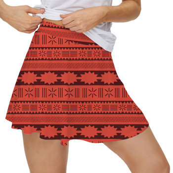 Women's Skort - Moana Tribal Print