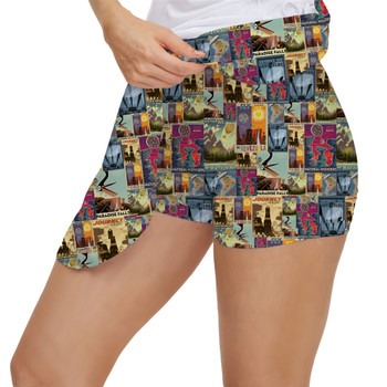 Women's Skort - Pixar Up Travel Posters