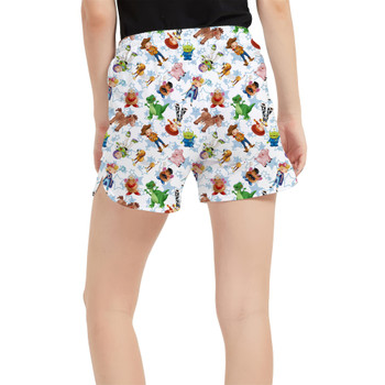 Women's Run Shorts with Pockets - Toy Story Friends