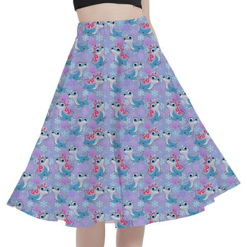 A-Line Pocket Skirt - Bruni the Fire Spirit