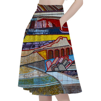 A-Line Pocket Skirt - The Mosaic Wall