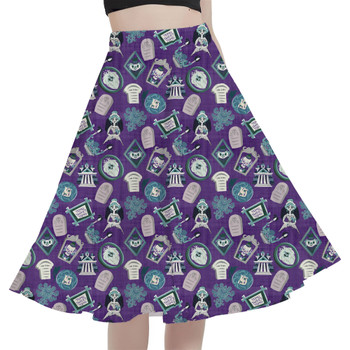 A-Line Pocket Skirt - Tomb Sweet Tomb