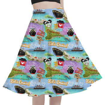 A-Line Pocket Skirt - Castaway Cay