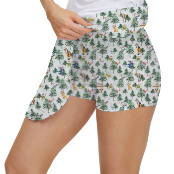 Women's Skort - Christmas Disney Forest