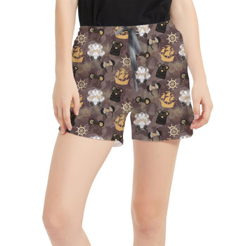 Women's Run Shorts with Pockets - Main Attraction Pirates of the Caribbean