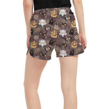 Women's Run Shorts with Pockets - Main Attraction Pirates of the Caribbean