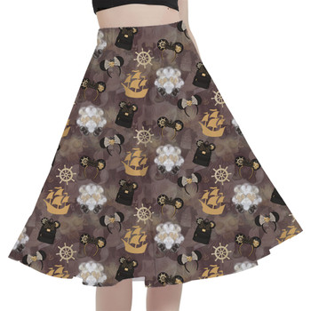 A-Line Pocket Skirt - Main Attraction Pirates of the Caribbean