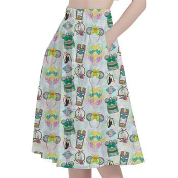 A-Line Pocket Skirt - Main Attraction Enchanted Tiki Room