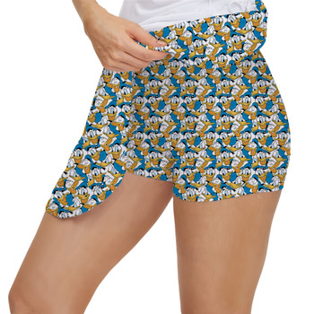 Women's Skort - Many Faces of Donald Duck