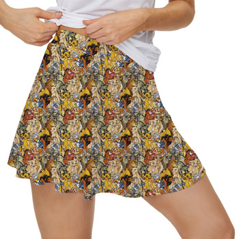 Women's Skort - Lion King Sketched