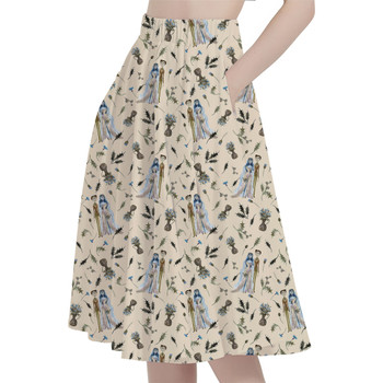 A-Line Pocket Skirt - The Corpse Bride