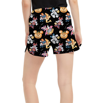 Women's Run Shorts with Pockets - Mickey & Minnie's Halloween Costumes