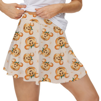 Women's Skort - Happy Mouse Pumpkins