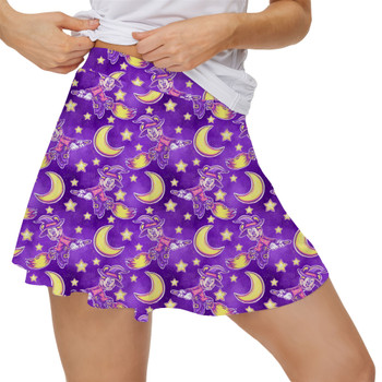 Women's Skort - Witch Minnie Mouse