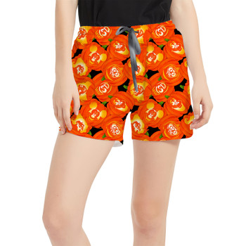 Women's Run Shorts with Pockets - Disney Carved Pumpkins