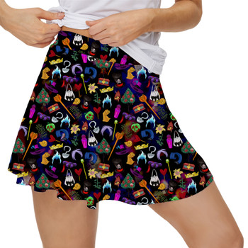 Women's Skort - Disney Villain Icons