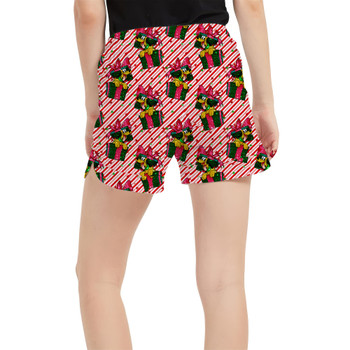 Women's Run Shorts with Pockets - Pluto & the Christmas Gifts