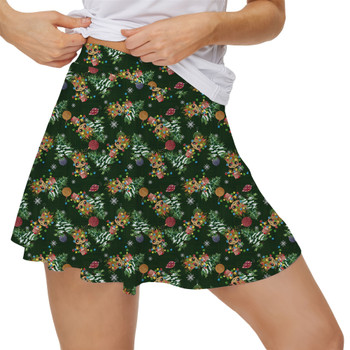 Women's Skort - A Baby Groot Christmas