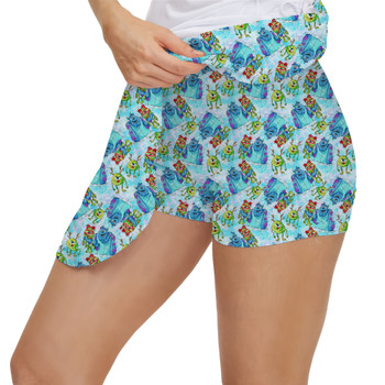 Women's Skort - A Monsters Inc Christmas