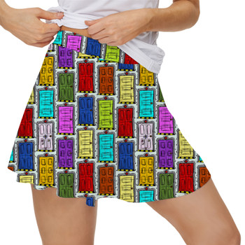 Women's Skort - Scare Floor Doors