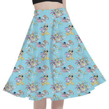 A-Line Pocket Skirt - Mickey Mouse & the Easter Bunny Costumes