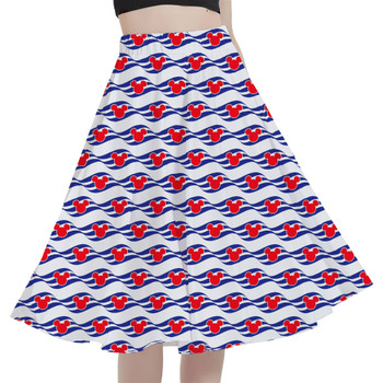 A-Line Pocket Skirt - Disney Cruise Logo