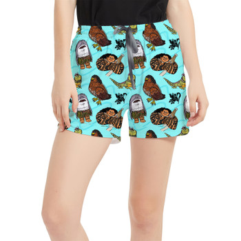 Women's Run Shorts with Pockets - Moana's Maui