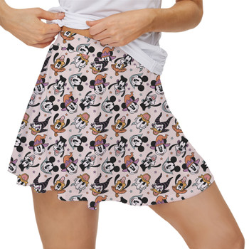 Women's Skort - Spooky Fab Five