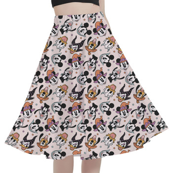 A-Line Pocket Skirt - Spooky Fab Five