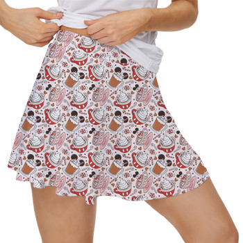 Women's Skort - Magic Mouse Hot Chocolate