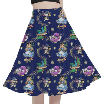 A-Line Pocket Skirt - Whimsical Wonderland