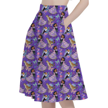 A-Line Pocket Skirt - Whimsical Isabela