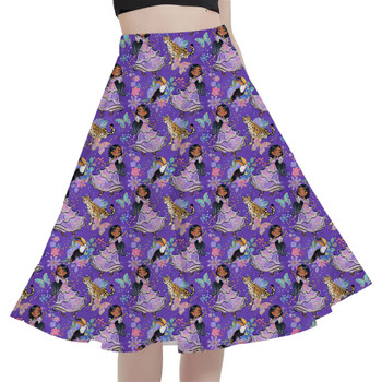 A-Line Pocket Skirt - Whimsical Isabela