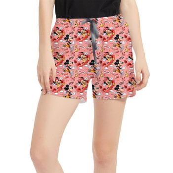 Women's Run Shorts with Pockets - Mickey and Minnie Marathon RunDisney Inspired