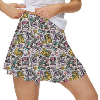 Women's Skort - Mouse & Friends Garden Seed Packets