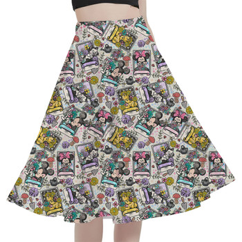 A-Line Pocket Skirt - Mouse & Friends Garden Seed Packets