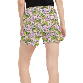 Women's Run Shorts with Pockets - Floral Heimlich A Bug's Life