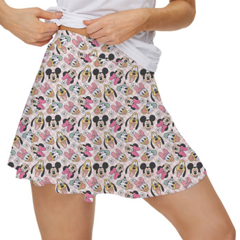 Women's Skort - Spring Mickey and Friends