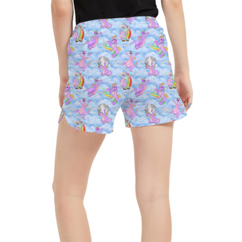 Women's Run Shorts with Pockets - Imagine with Figment
