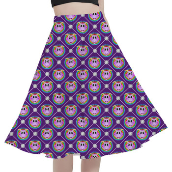 A-Line Pocket Skirt - Geometric Figment